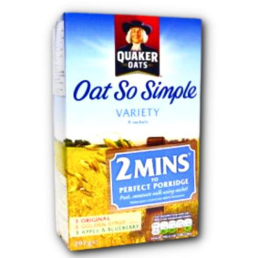 QUAKER OATS SO SIMPLE VARIETY PACK 9PACK 297gr