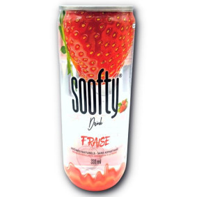 SOOFTY FLAVOURED WATER STRAWBERRY 330ml