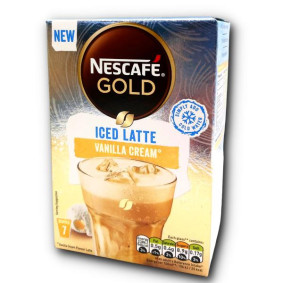 NESCAFE CAFE MENU ICED LATTE VANILLA  X 8