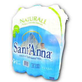 ST.ANNA MINERAL TABLE WATER 6PACK 1.5ltr