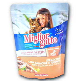 MIGLIOR GATTO POUCH CAT FOOD SALMONE 100gr