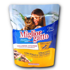 MIGLIOR GATTO POUCH CAT FOOD CHICKEN 100gr