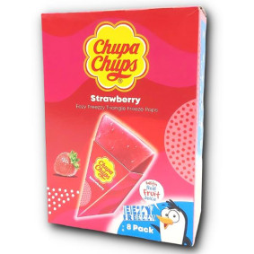 CHUPA CHUPS ICE LOLLIES STRAWBERRY 8x62g