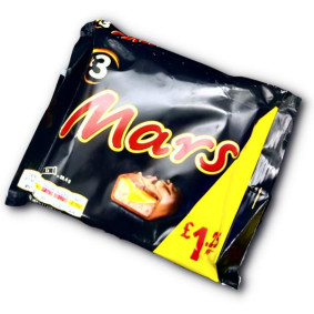 MARS CHOCOLATE BAR 39.4gr X 3