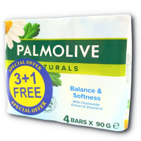 PALMOLIVE SOAP BARS 3+1 CHAMOMILE