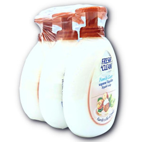 FRESH & CLEAN HAND LIQUID SOAP JOJOBA OIL 300ml x3