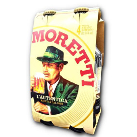 MORETTI BEER 33cl 4 PACK