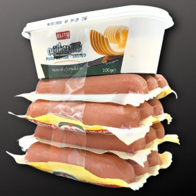 AIA WUDY CHEESE SAUSAGES150grX4 + BUTTER