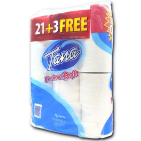 TANA TOILET PAPER OFFER 21+3 FREE