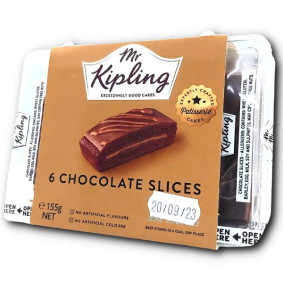 MR KIPLING 6 CHOCOLATE CAKE SLICES