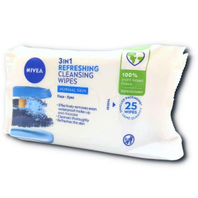 NIVEA CLEANSING WIPES 3 IN 1 NORMAL SKIN X 25