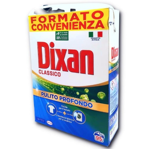 DIXAN CLASSICO POWDER LAUNDRY DETERGENT 95w 5.22kg