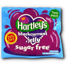 HARTLEY`S JELLY SUGAR FREE BLACKCURRANT 11gr X 2 25% OFF