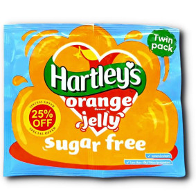 HARTLEY`S JELLY SUGAR FREE ORANGE 11gr X 2 25% OFF