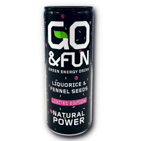 GO & FUN ENERGY DRINK LIQUORICE FENNEL SEED 250ml