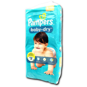 PAMPERS BABY DRY NAPPIES N.3 X 52
