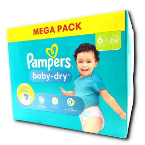 PAMPERS BABY DRY NAPPIES N.6 X 74