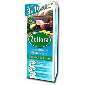 ZOFLORA CONCENTRATED DISINFECTANT COCONUT & LIME 500ml