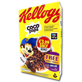 KELLOGG`S COCOPOPS CEREAL 480gr €3.99