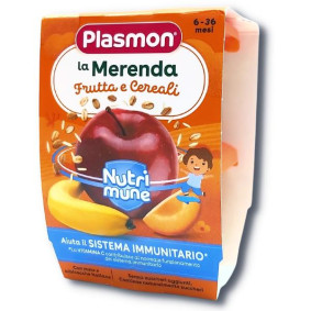 PLASMON MERENDA FRUTTA MISTA & CEREALI  2 X 120gr