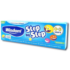WISDOM STEP BY STEP TOOTH PASTE 0-3 YEARS