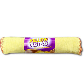 SQUEAKY CLEAN DUSTER YELLOW CLOTH X 8