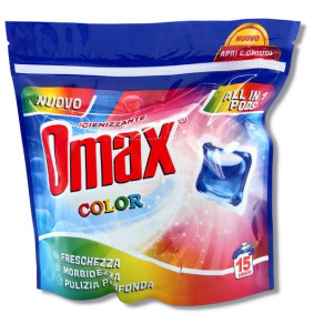 OMAX LAUNDRY PODS COLOR X15