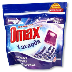 OMAX LAUNDRY PODS LAVANDER X15