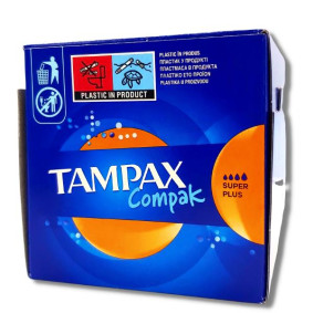 TAMPAX COMPAK TAMPONS SUPER PLUS X 16