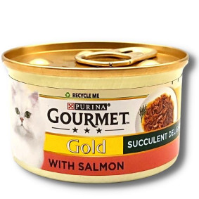 PURINA GOURMET GOLD SUCCULENT DELIGHTS SALMON 85g