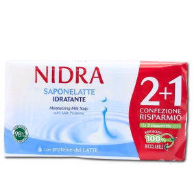 NIDRA MILK SOAP BARS 90g 2+1