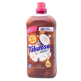 FABULOSO FABRIC SOFTNER CONCENTRATE COCONUT 1.9ltr 86w€1 OFF