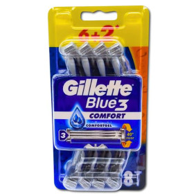 GILLETTE BLUE3 COMFORT SHAVING RAZORS X 8