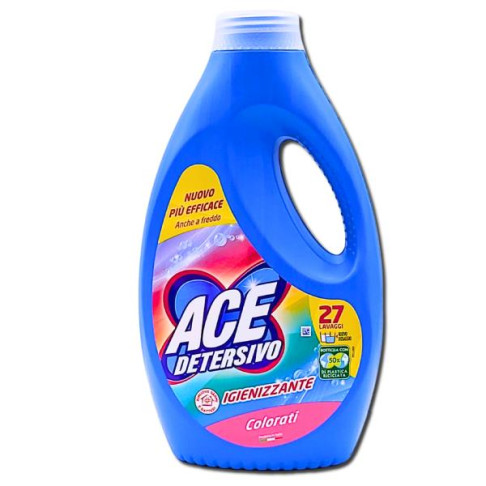ACE LAUNDRY LIQUID DETERGENT COLOURS 1350ml 27w