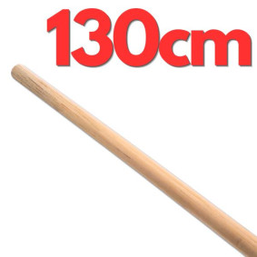 WOODEN BROOM STICK 130cm