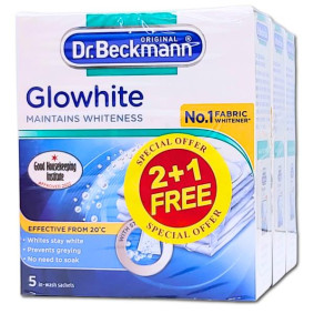 DR. BECKMANN GLO WHITE INTENSIVE WHITENER POWDER 2+1 FREE PACK