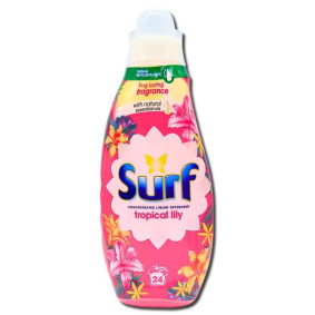 SURF LAUNDRY LIQUID DETERGENT TROPICAL LILY 648ml 24 w