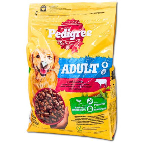PEDIGREE DRY DOG FOOD ADULT BEEF 3kg