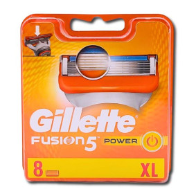 GILLETTE FUSION POWER REFILLS X8