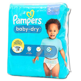 PAMPERS BABY DRY NAPPIES N.5  X 39