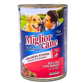 MIGLIOR CANE CANNED DOG FOOD BEEF 405g