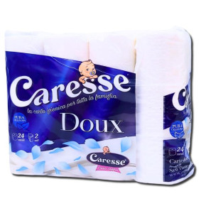 CARESSE TOILET PAPER 2PLY 24PACK