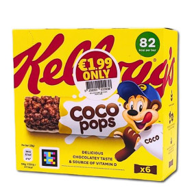 KELLOGG`S COCO POPS CEREAL BARS  20gr X 6 @ 1.99