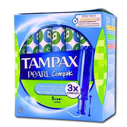 TAMPAX PEARL COMPAK SUPER X16