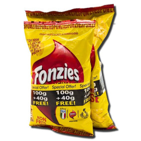 FONZIES CORN CHEESE SNACKS 100gr + 40grFREE