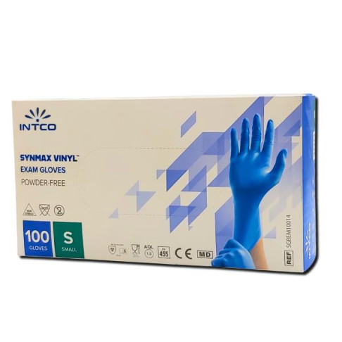 INTCO VINYL DISPOSABLE GLOVES POWDER FREE - SMALL X100