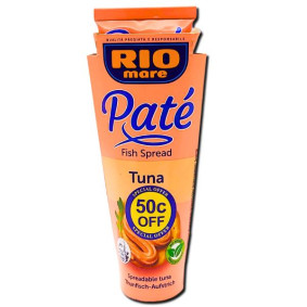 RIO MARE PATE TUNA 100gr 50c OFF