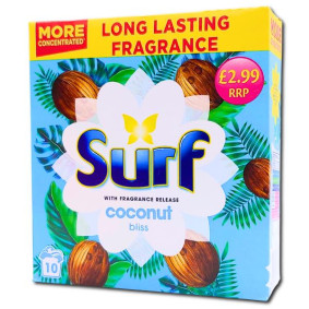 SURF LAUNDRY POWDER COCONUT 10w 500g