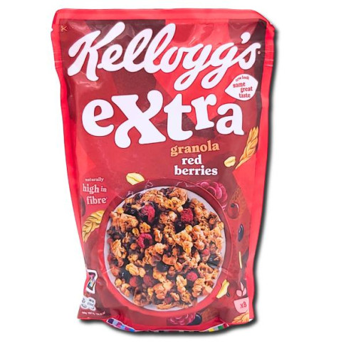 KELLOGG`S EXTRA CEREAL GRANOLA RED BERRIES 400gr
