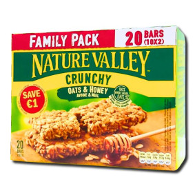 NATURE VALLEY CRUNCHY BAR OATS & HONEY X 10 X 2 €1 OFF NATURE VALLEY CRUNCHY BAR OATS & HONEY X 10 X 2 €1 OFF